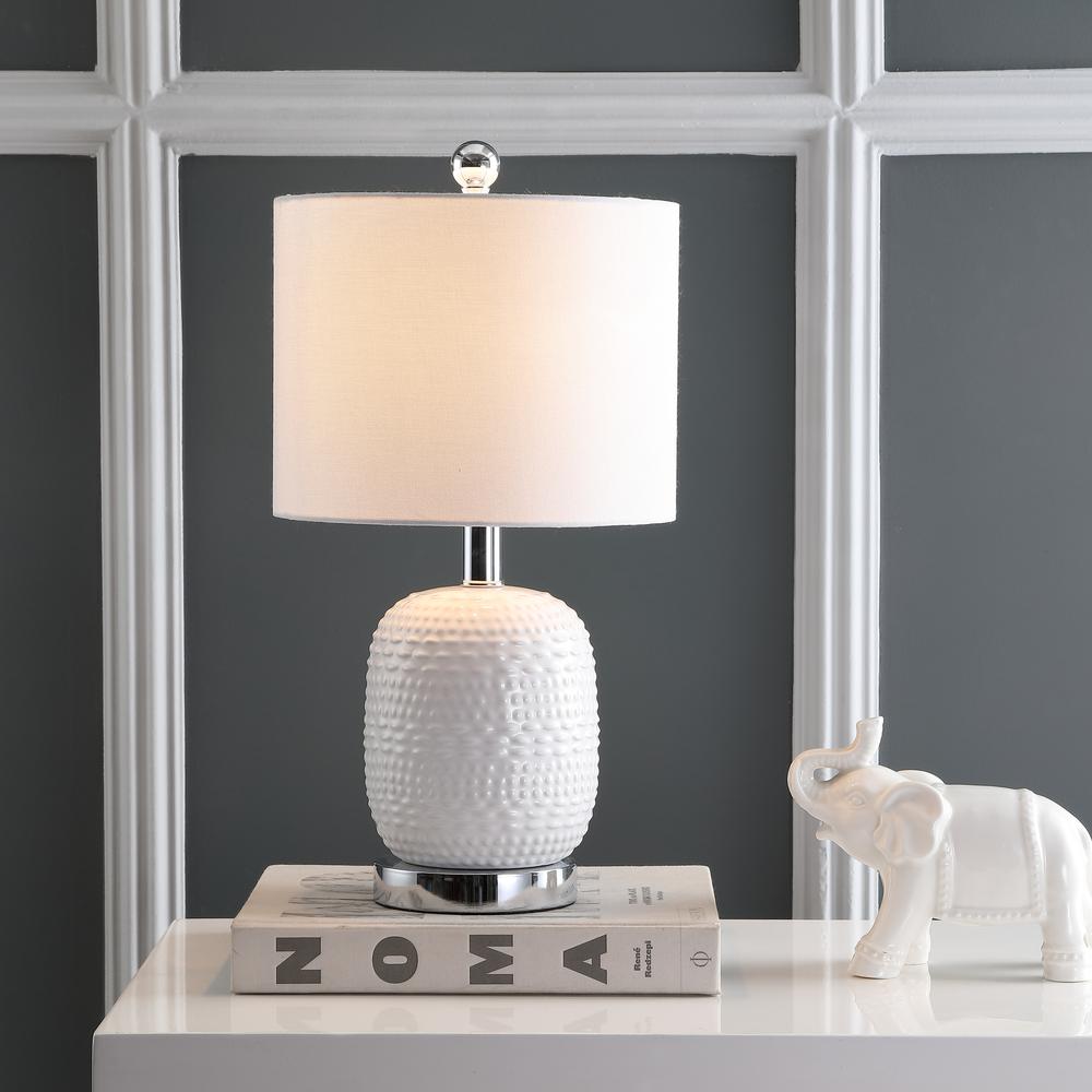 Tucana Table Lamp, White
