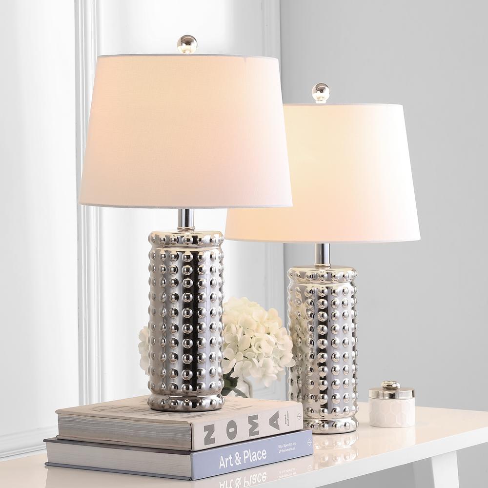 Harlee Table Lamp, Chrome
