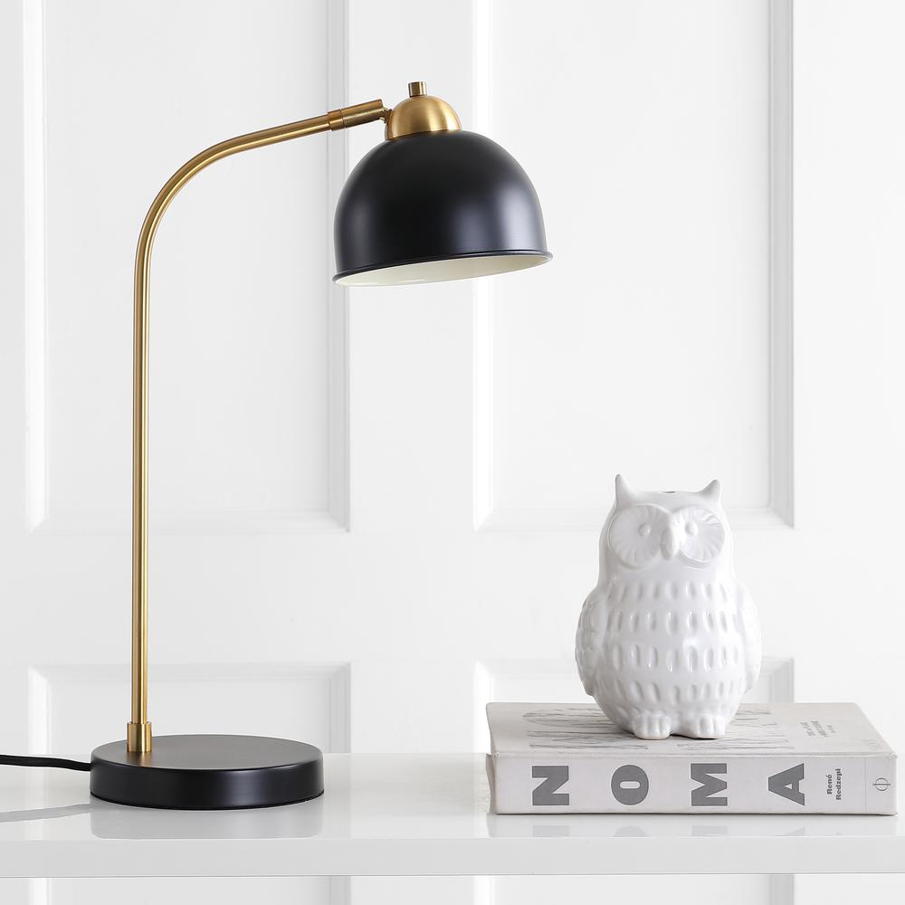 Bilston Table Lamp, Black/Brass Gold