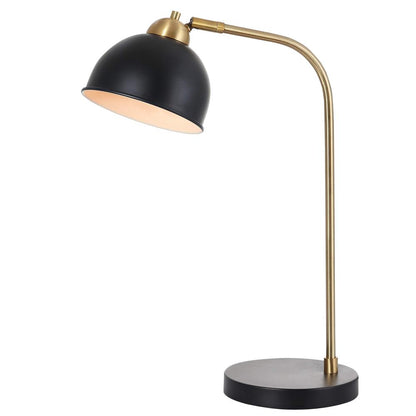 Bilston Table Lamp, Black/Brass Gold