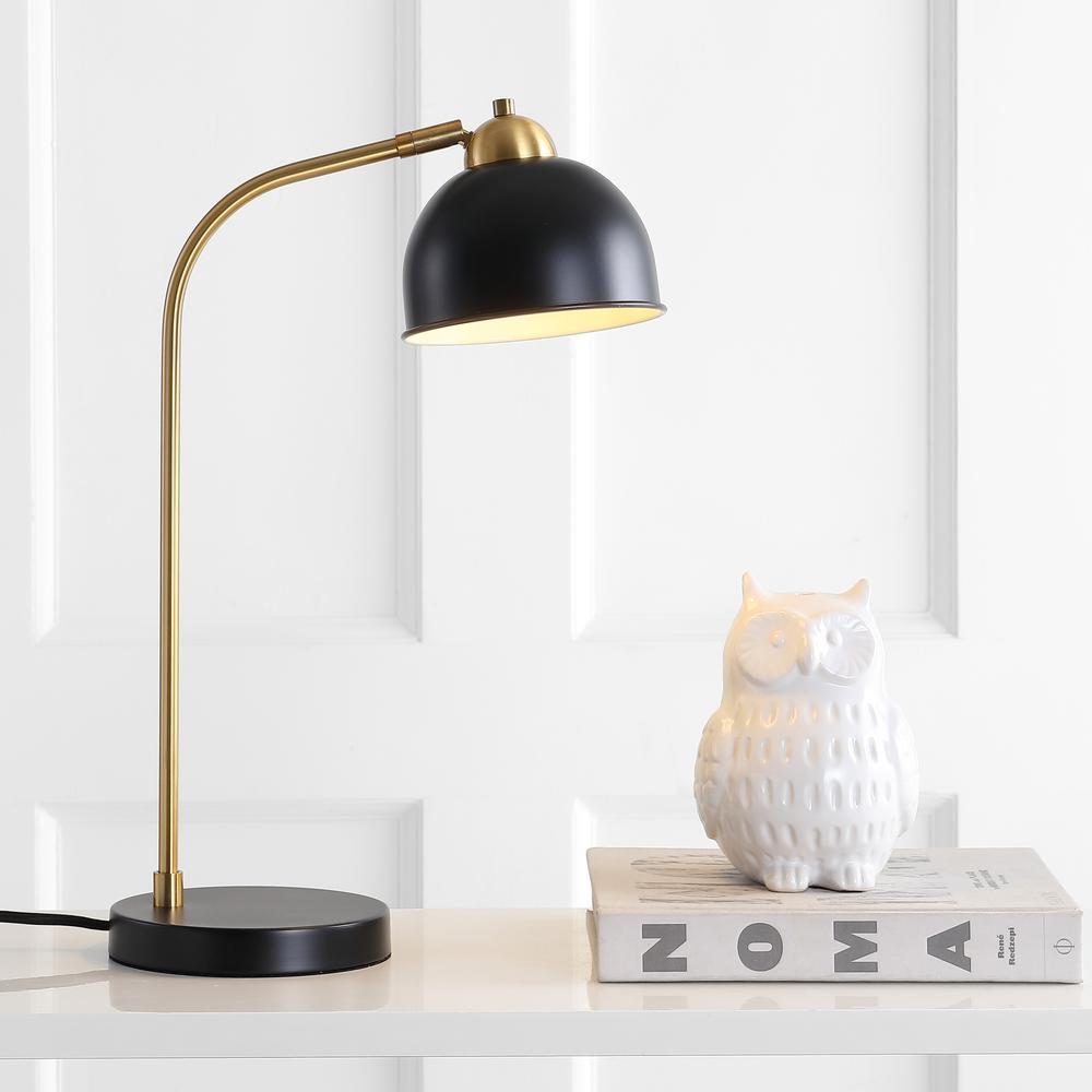 Bilston Table Lamp, Black/Brass Gold