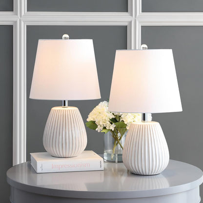 Kole Table Lamp, White
