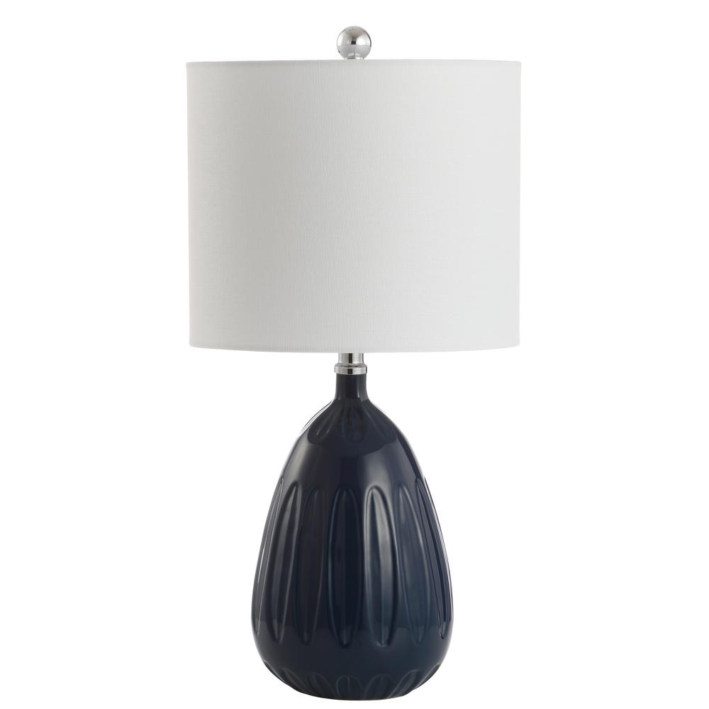 Linnett Table Lamp, Navy