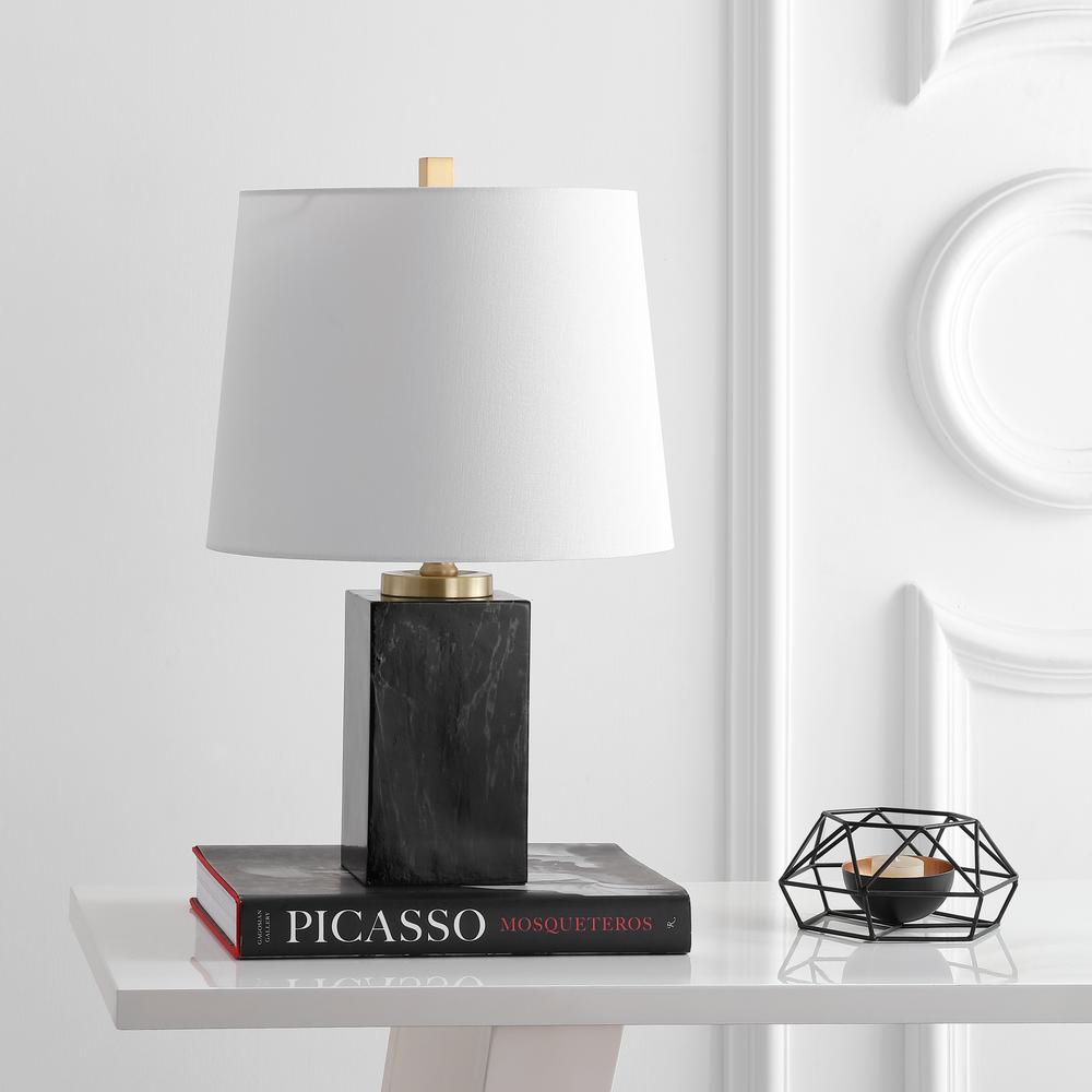Judson Table Lamp, Black Marble Finish