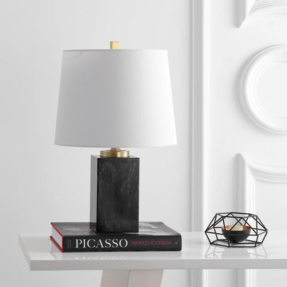 Judson Table Lamp, Black Marble Finish
