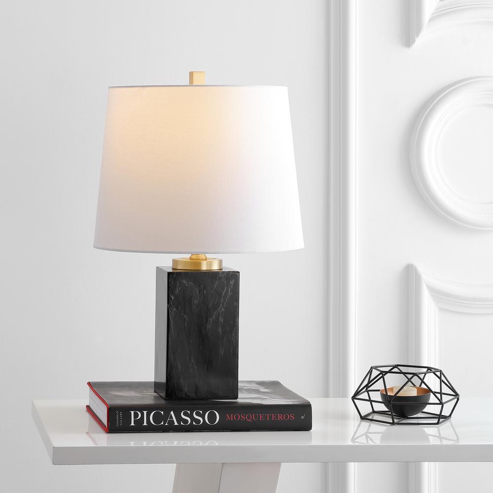 Judson Table Lamp, Black Marble Finish