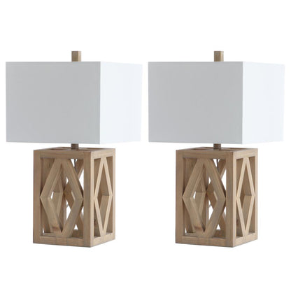 Turner Table Lamp set of 2, Brown