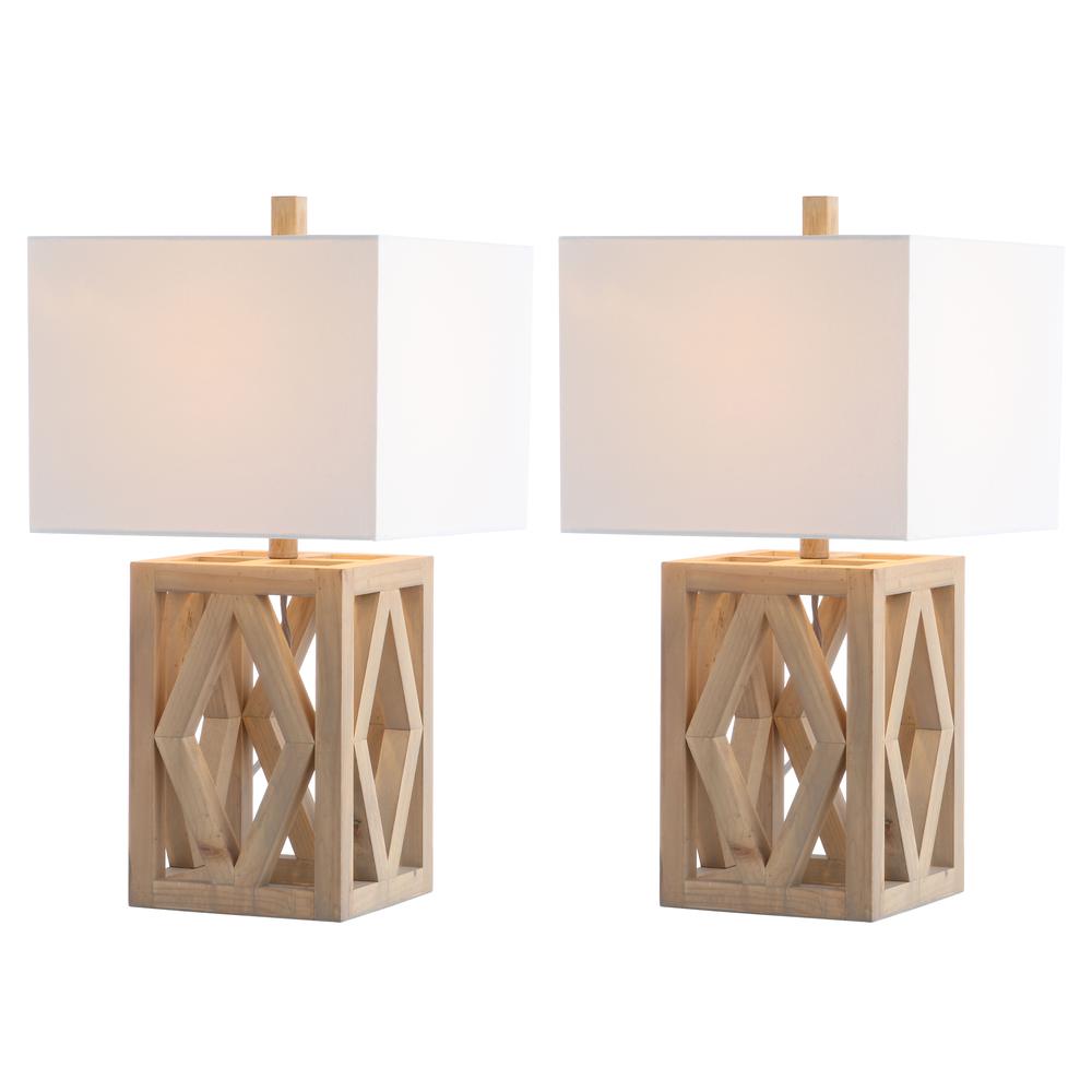 Turner Table Lamp set of 2, Brown