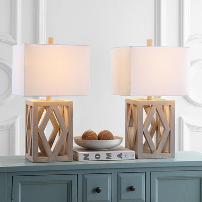 Turner Table Lamp set of 2, Brown