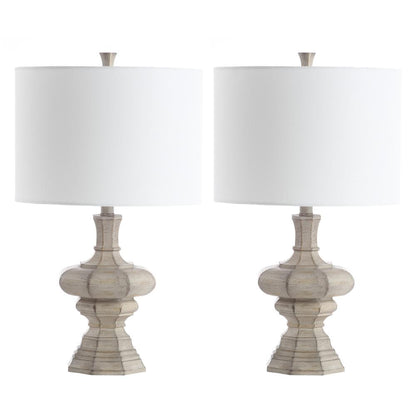 Melville Table Lamp, Grey Wash