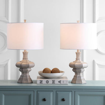 Melville Table Lamp, Grey Wash