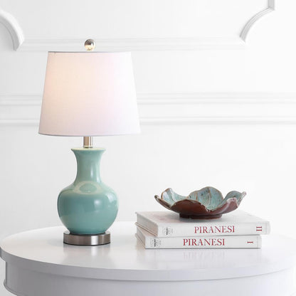 Soren Table Lamp, Light Blue