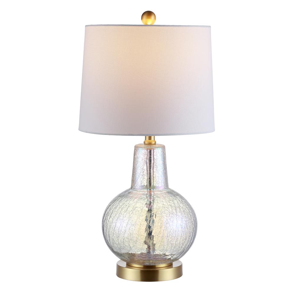 Atlas Table Lamp, Luster Crackle
