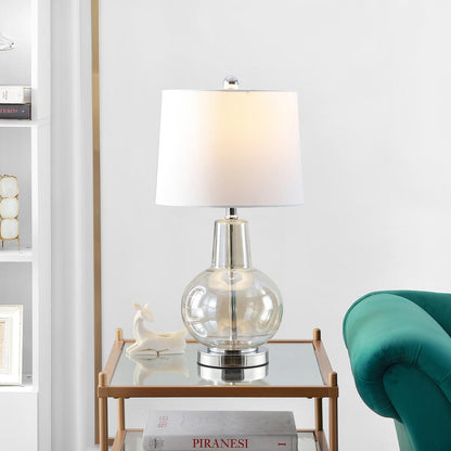 Atlas Table Lamp, Luster Glass