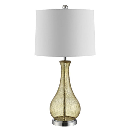 Finnley Table Lamp, Amber Crackle