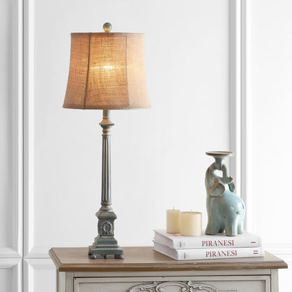 Collin Table Lamp, Antique Blue