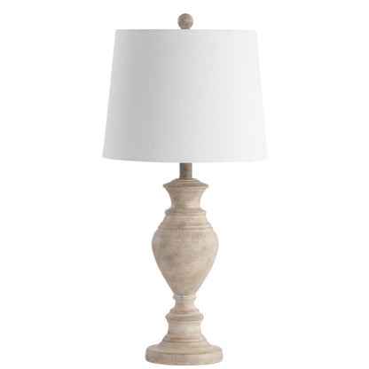 Kyler Table Lamp, Brown Wood Finish