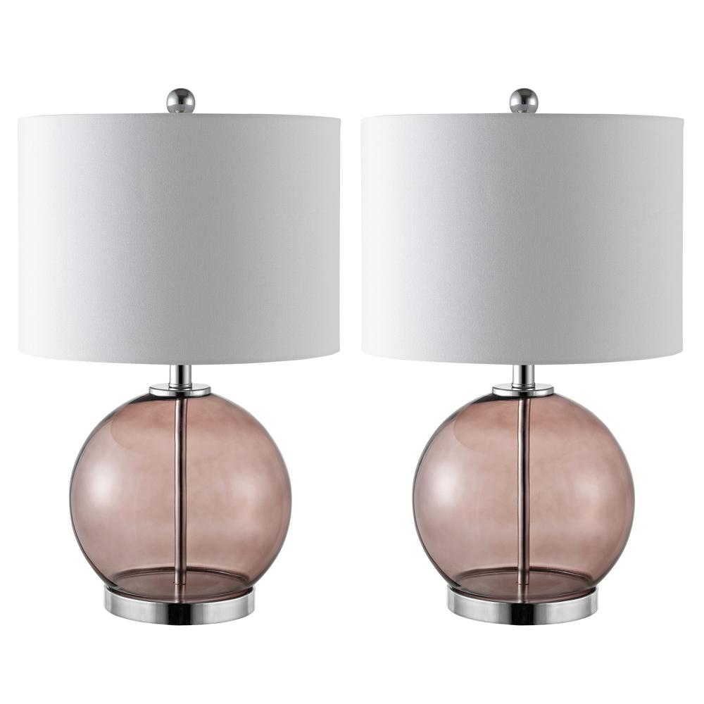 Lonni Table Lamp, Smoked Grey Glass