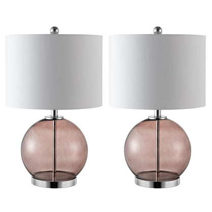 Lonni Table Lamp, Smoked Grey Glass