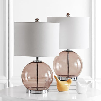 Lonni Table Lamp, Smoked Grey Glass