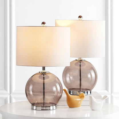 Lonni Table Lamp, Smoked Grey Glass