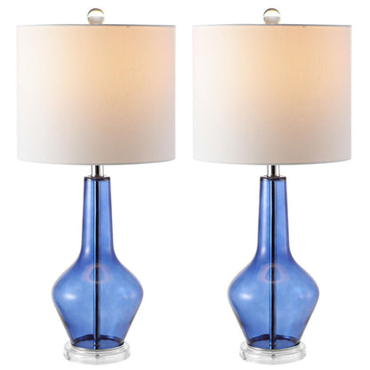 Velor Table Lamp, Blue