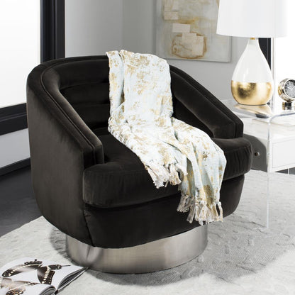 Gemma Metallic Throw, Blue/ Gold