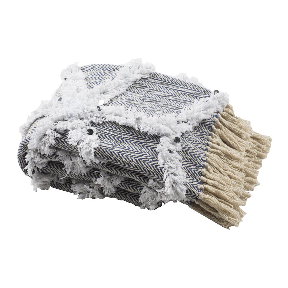 Lachlan Fringe Throw, Grey