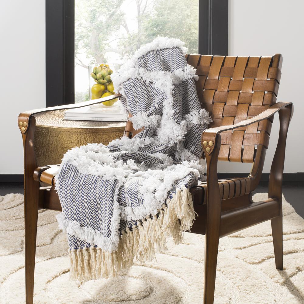 Lachlan Fringe Throw, Grey
