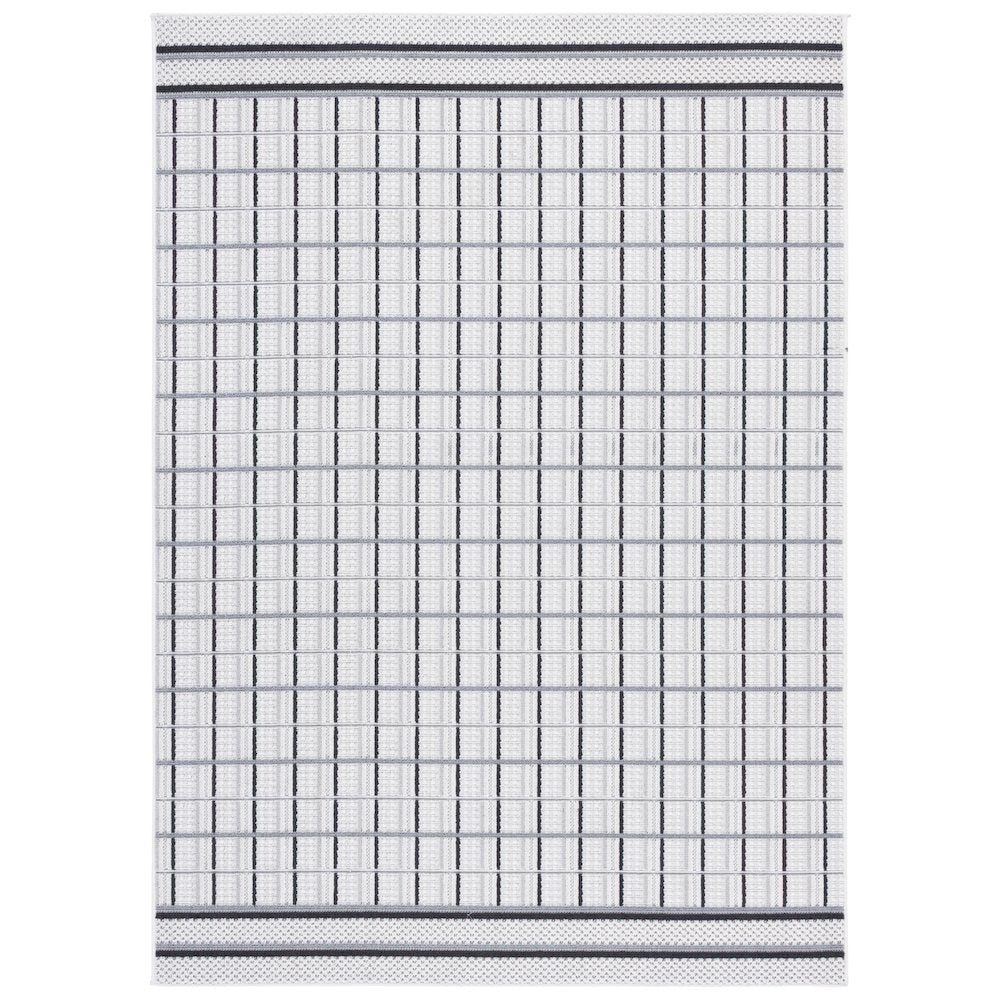 Veranda Grid Rug - Grey / Dark Grey - 9'-0" x 12'-0"