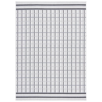 Veranda Grid Rug - Grey / Dark Grey - 9'-0" x 12'-0"