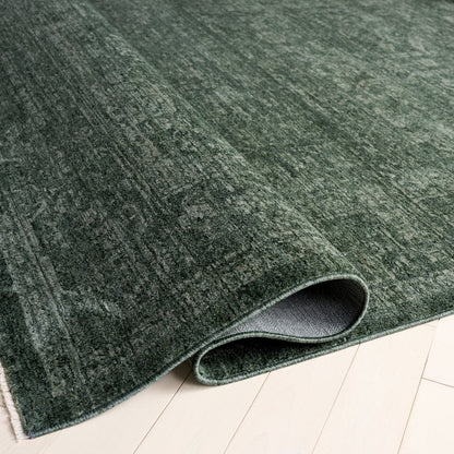 Vintage Overdye Bordered Rug - Green - 3'-0" x 5'-0"