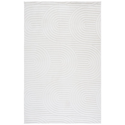 Versailles Nested Arches Washable Rug - Ivory - 6'-0" x 9'-0"