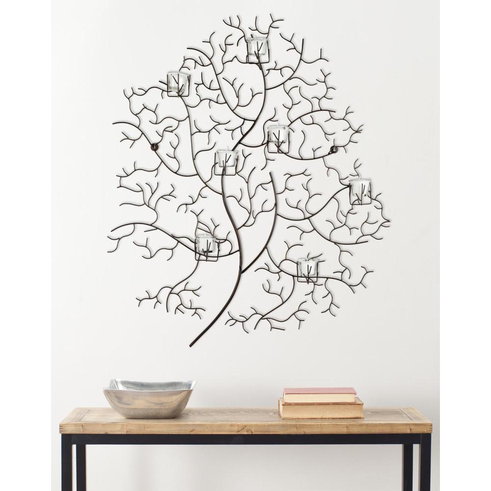 7 VOTIVE TREE WALL DÉCOR