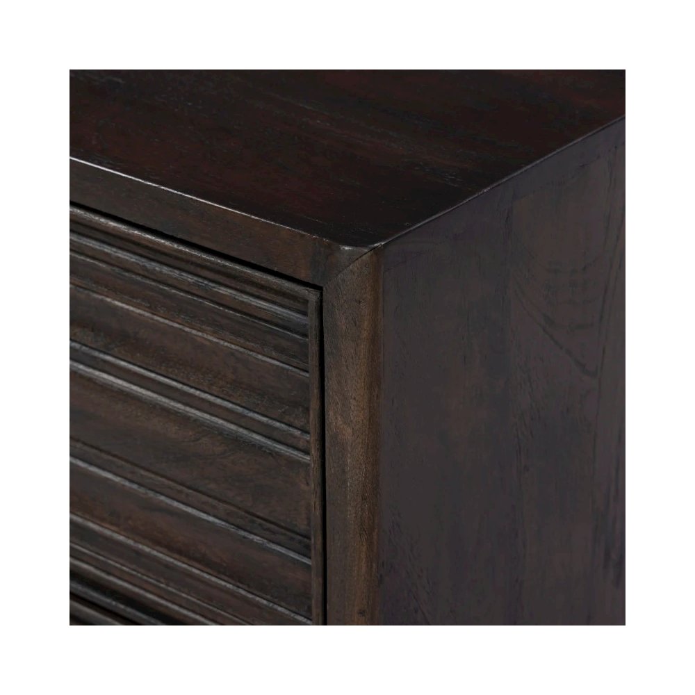 Carmenita 2-Drawer Might Night Stand - Rich Umber