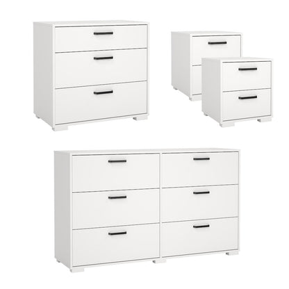 Sofia 4-Piece Bedroom Set, White