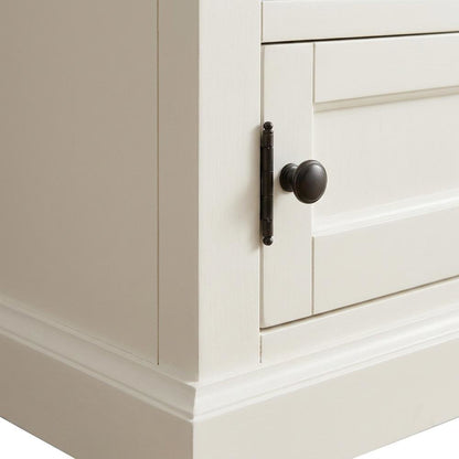 Mahogany Kitchen Buffet with Doors, Drawers, and Shelved Storage for Dining Room
