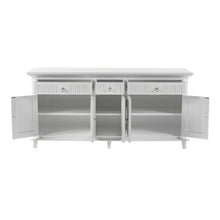 Elegant Grove White Buffet with 5 Doors, Belen Kox