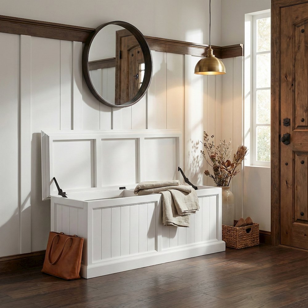 Halifax Classic White Storage Chest