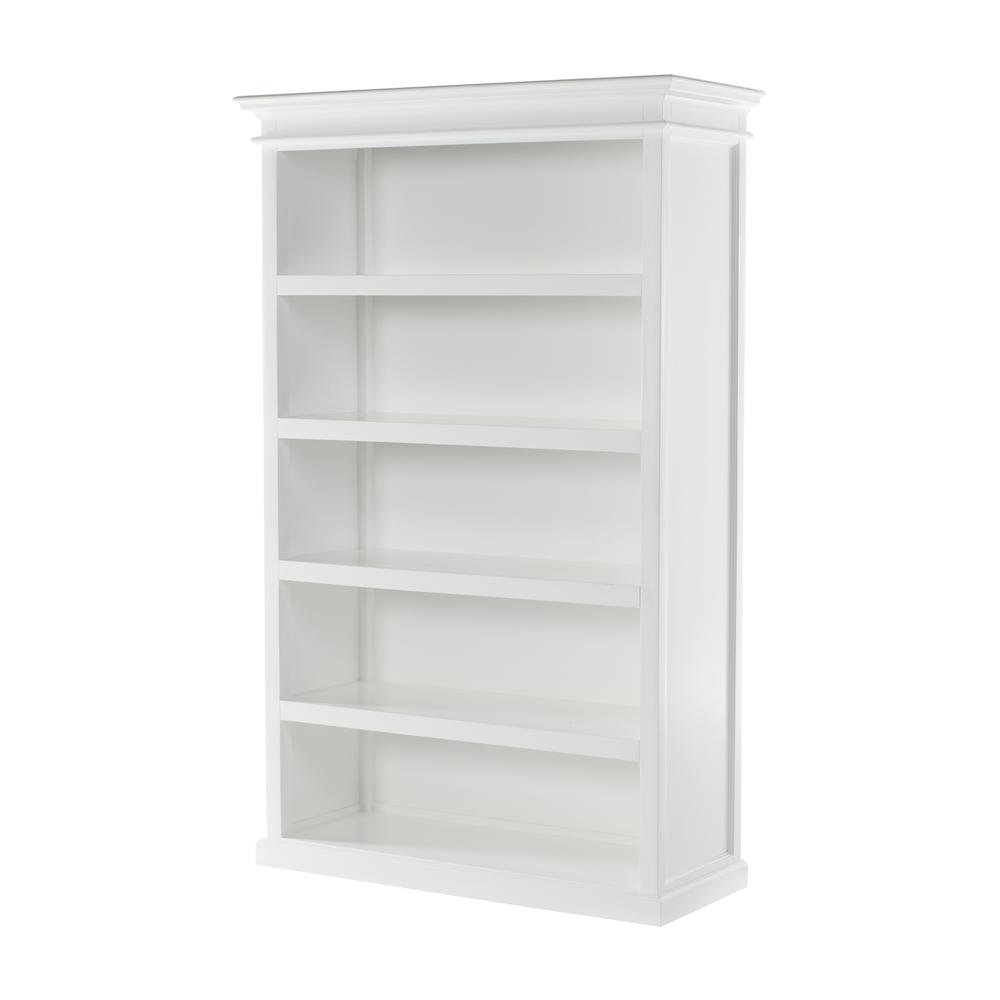 Classic White Bookcase with 5 Shelves - The Versatile Display Piece, Belen Kox