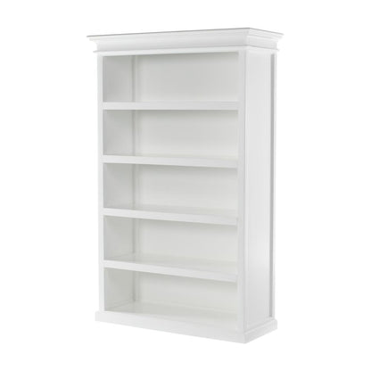 Classic White Bookcase with 5 Shelves - The Versatile Display Piece, Belen Kox