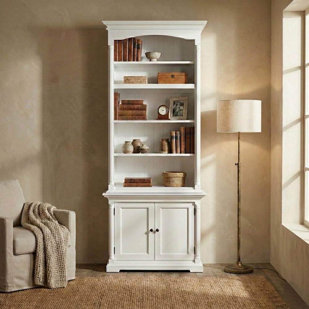 Provence Classic White Single-Bay Hutch Unit