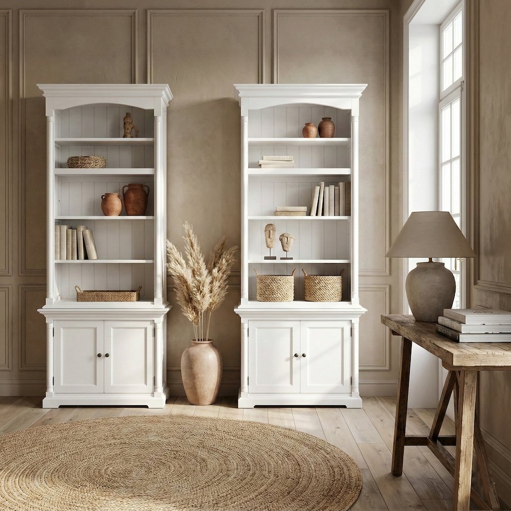 Provence Classic White Single-Bay Hutch Unit