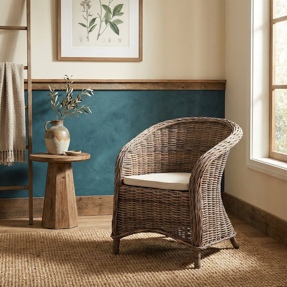 Wickerworks Natural Bonsun Armchair (Set of 2)