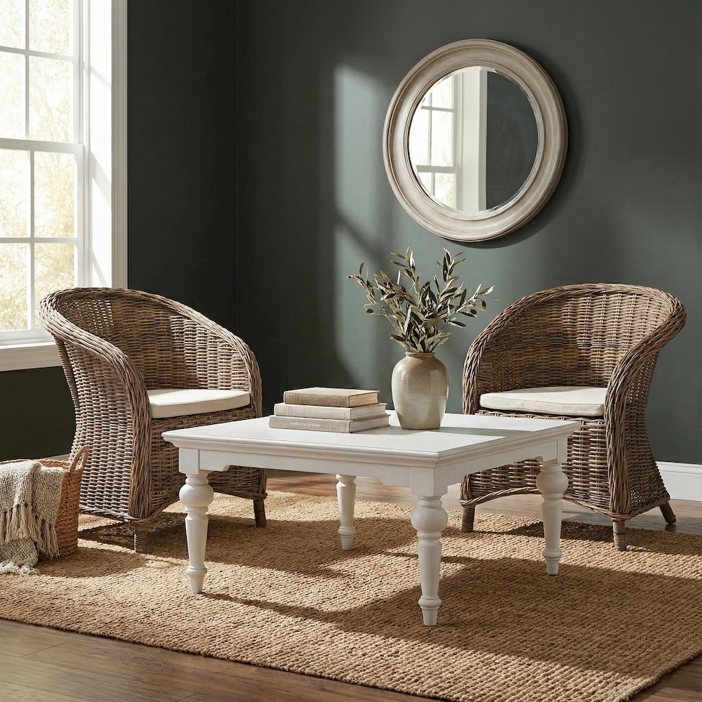 Wickerworks Natural Bonsun Armchair (Set of 2)