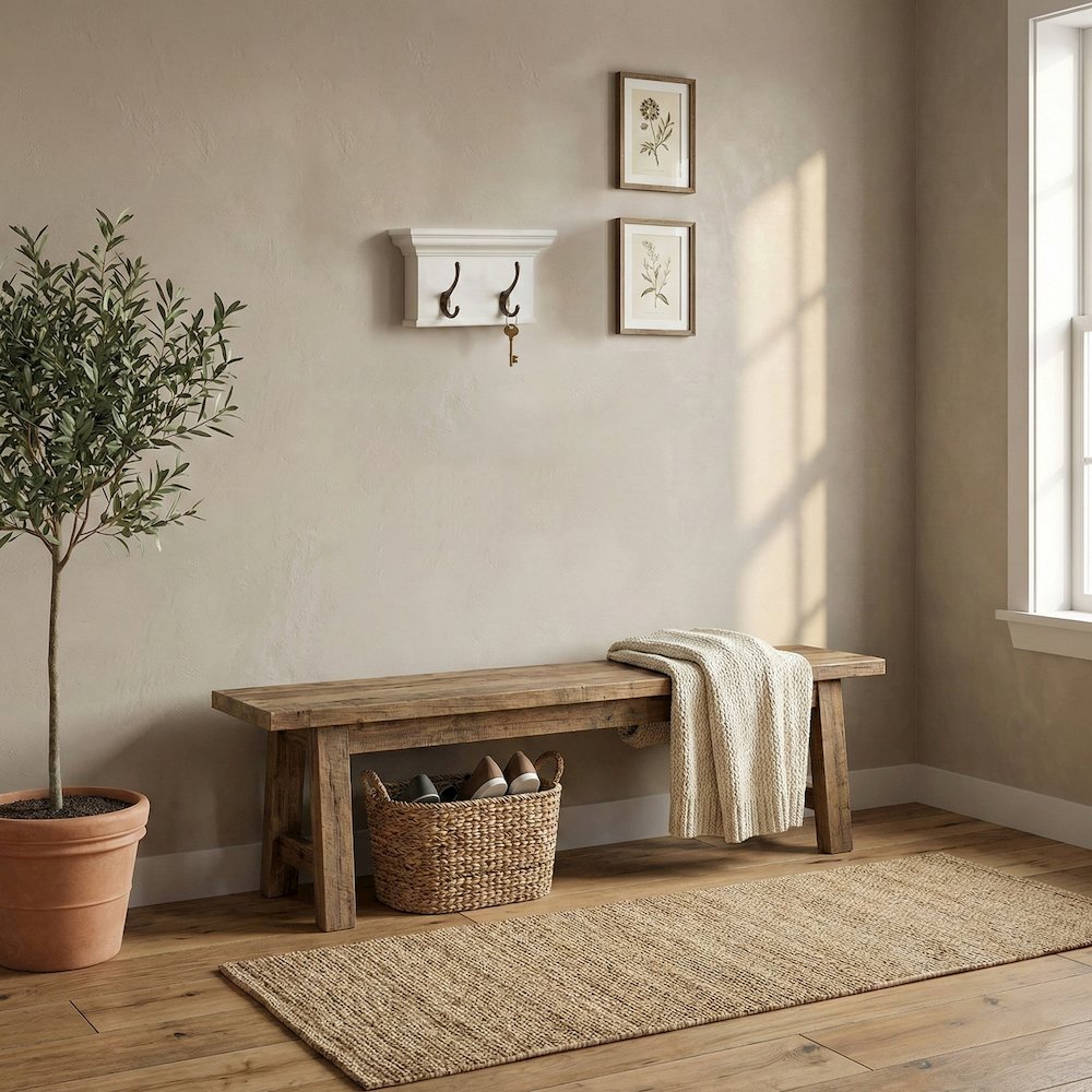 Halifax Classic White 2 Hook Coat Rack
