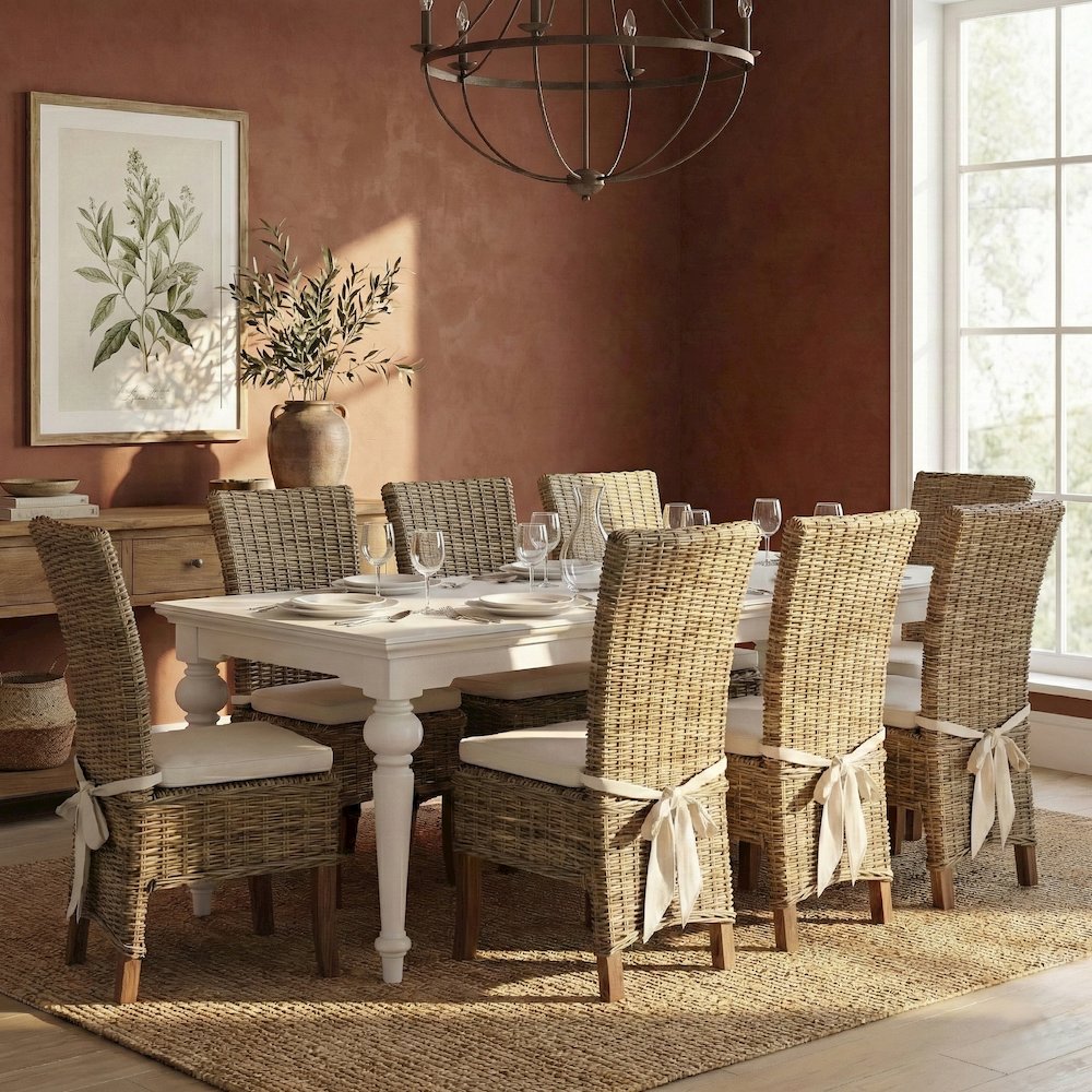 Provence Classic White 94" Dining Table