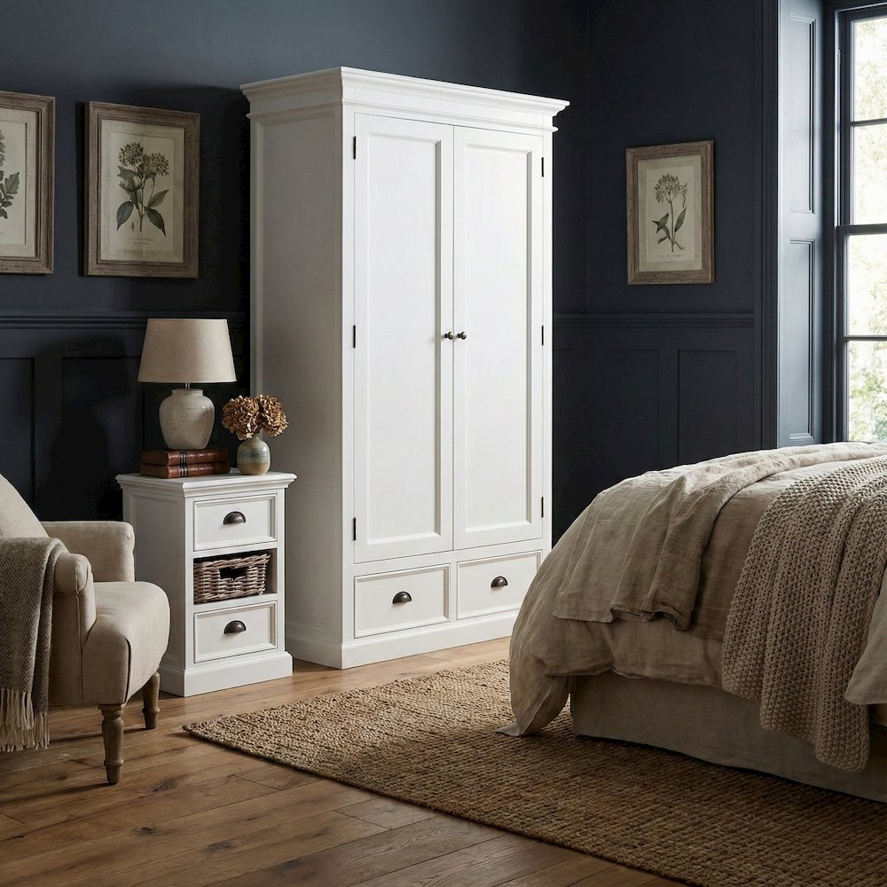 Halifax Classic White Wardrobe