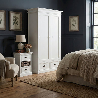 Halifax Classic White Wardrobe