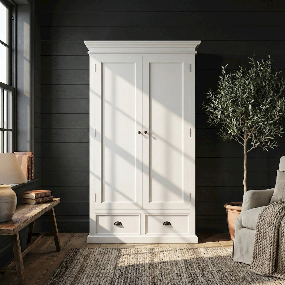 Halifax Classic White Wardrobe